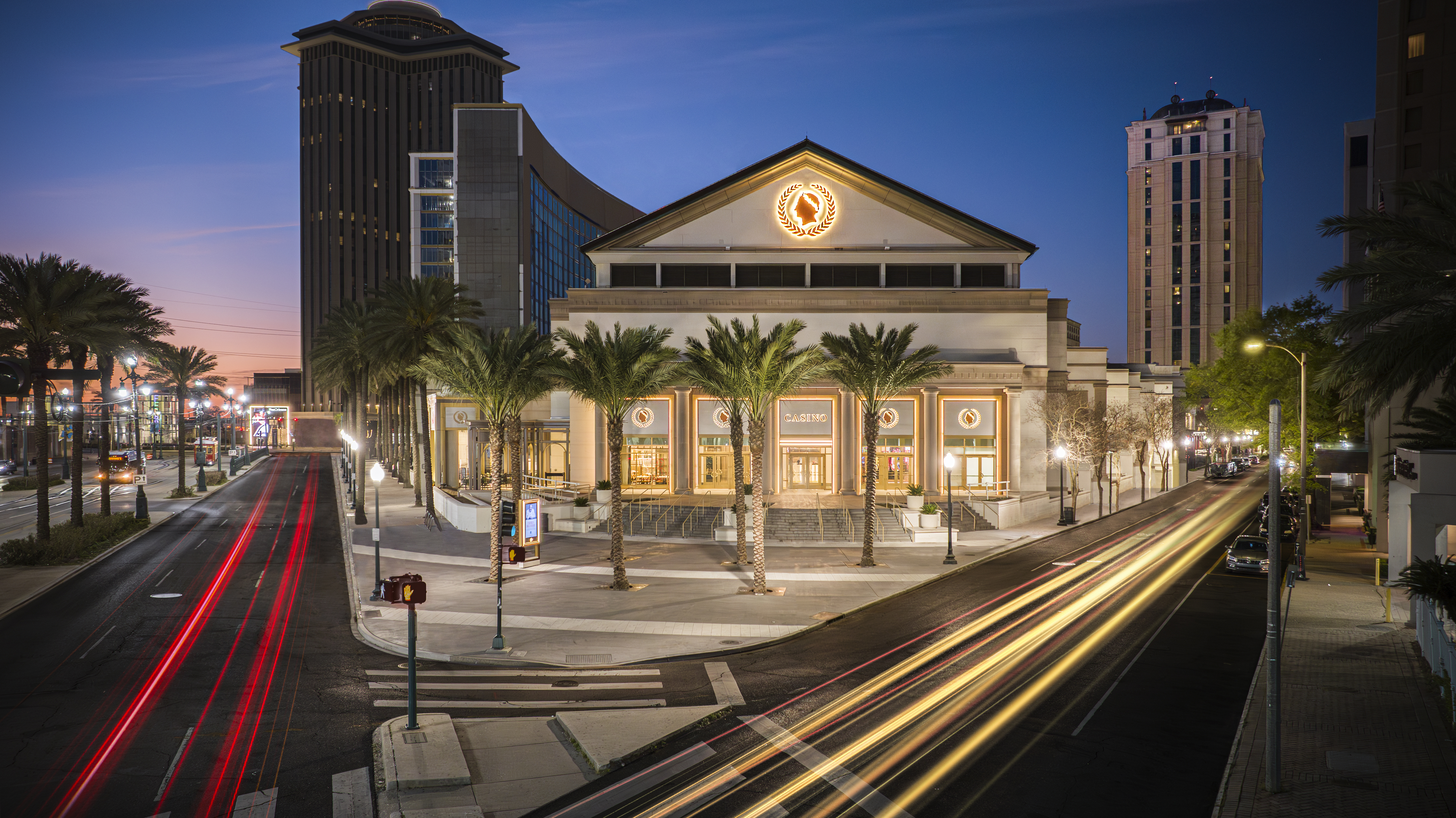 Caesars New Orleans casino near the Mississippi Riverfront